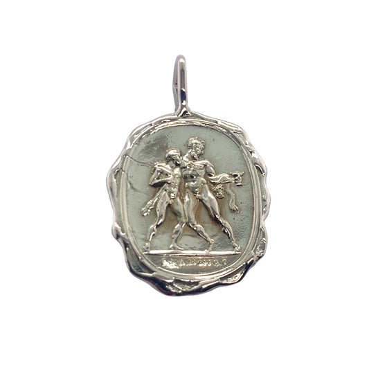Estate 18K Yellow Gold Roman Charm Pendant **Final Sale No Warranty**
