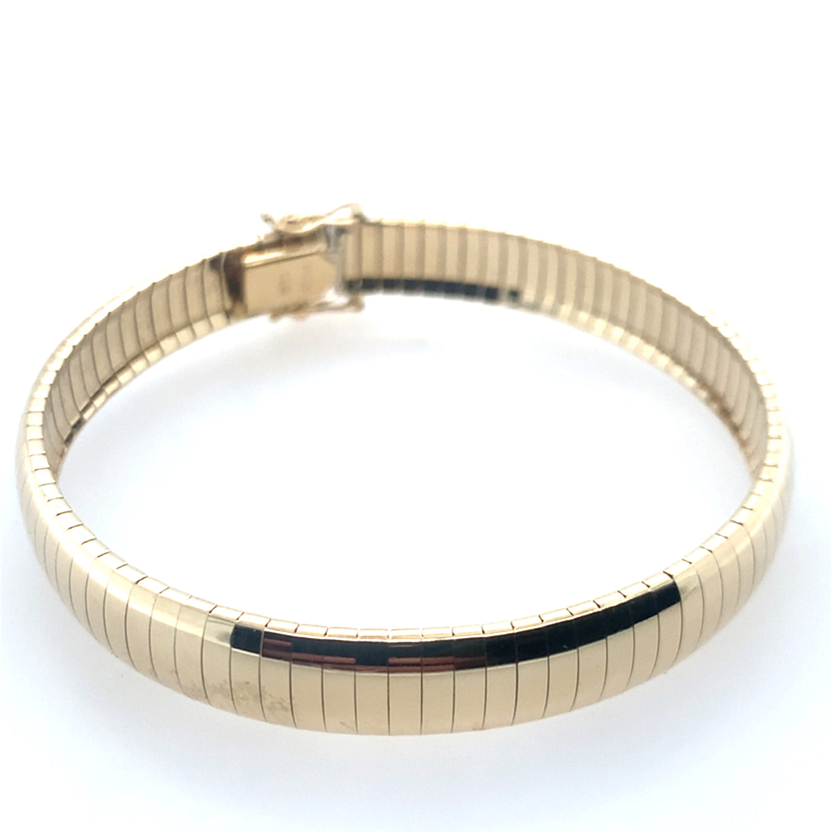 Estate 14K Yellow Gold Omega Link Bracelet **Final Sale No Warranty**