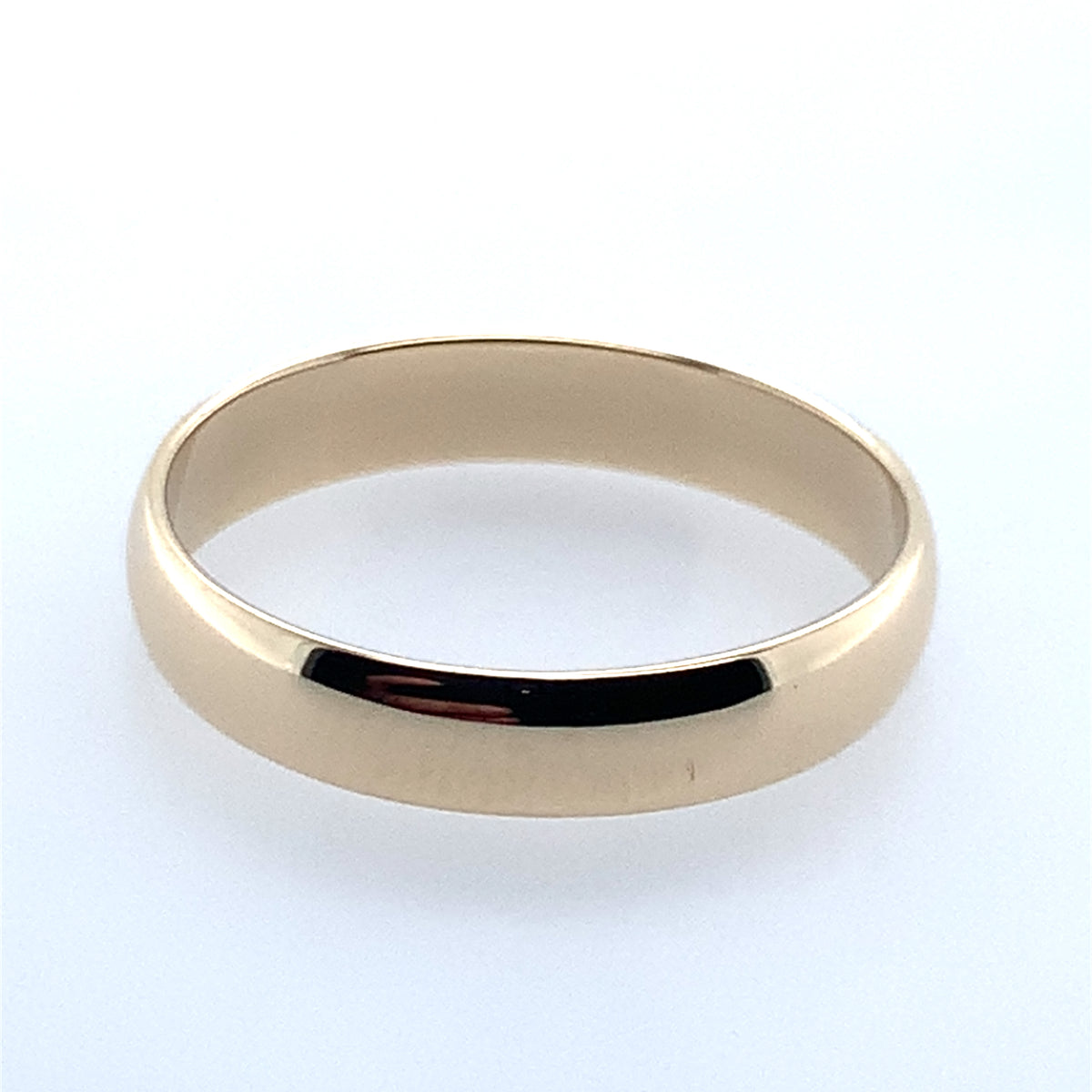 Estate 14K Yellow Gold 3.7Mm Comfort Fit Plain Band **Final Sale No Warranty**