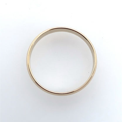 Estate 14K Yellow Gold 3.7Mm Comfort Fit Plain Band **Final Sale No Warranty**