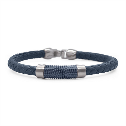 Alor Leather & Twisted Cable Bracelet