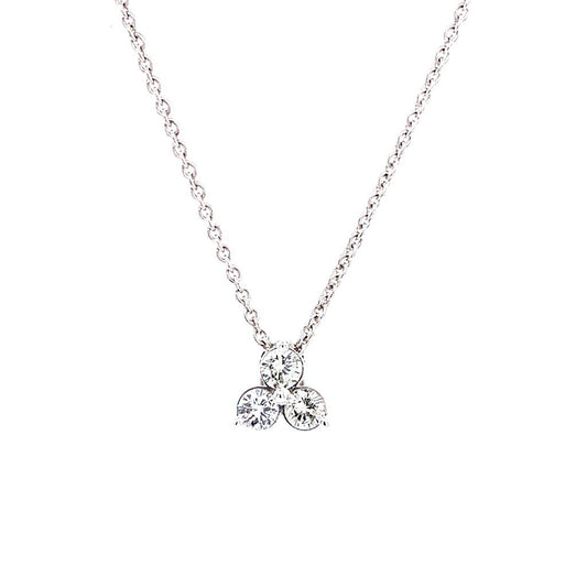 Rolland's Designs 14K White Gold Diamond Necklace
