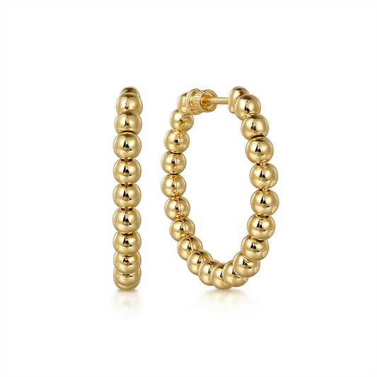 Gabriel 14K Bujukan Hoop Earrings