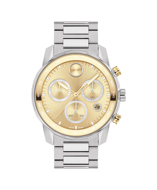 Movado Bold Verso 44mm Two-Tone Chronograph