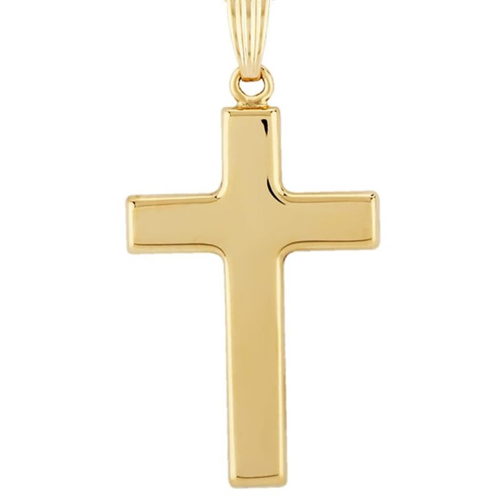 Carla 14k Gold Cross Pendant
