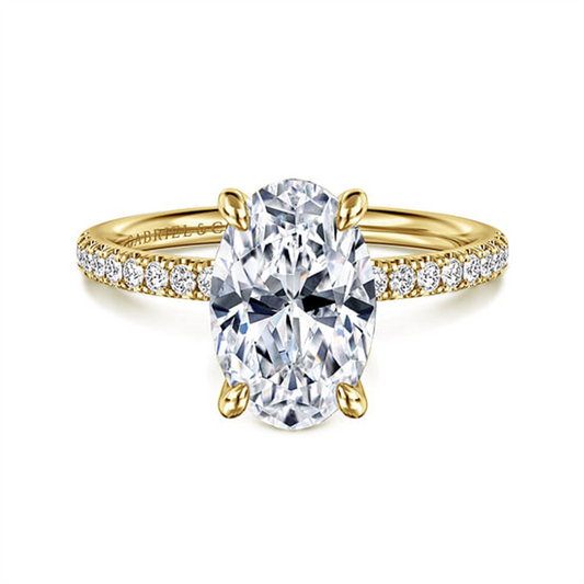 Gabriel "Twain" Yellow Gold Semi-Mount