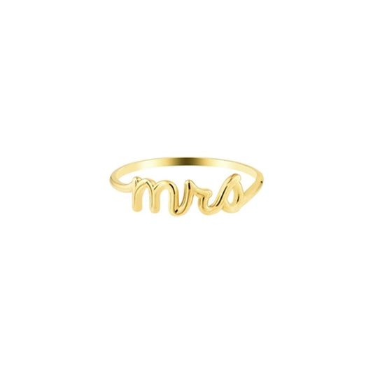 14k "Mrs" Ring