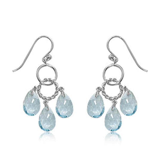 Carla Blue Topaz Earrings