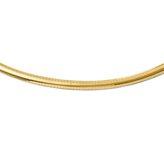Estate 10K Yellow Gold Omega Necklace