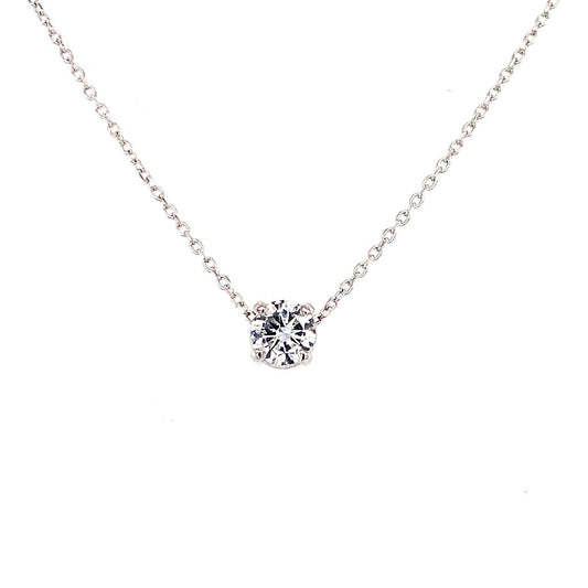 Rolland's Designs 14K White Gold Diamond Necklace