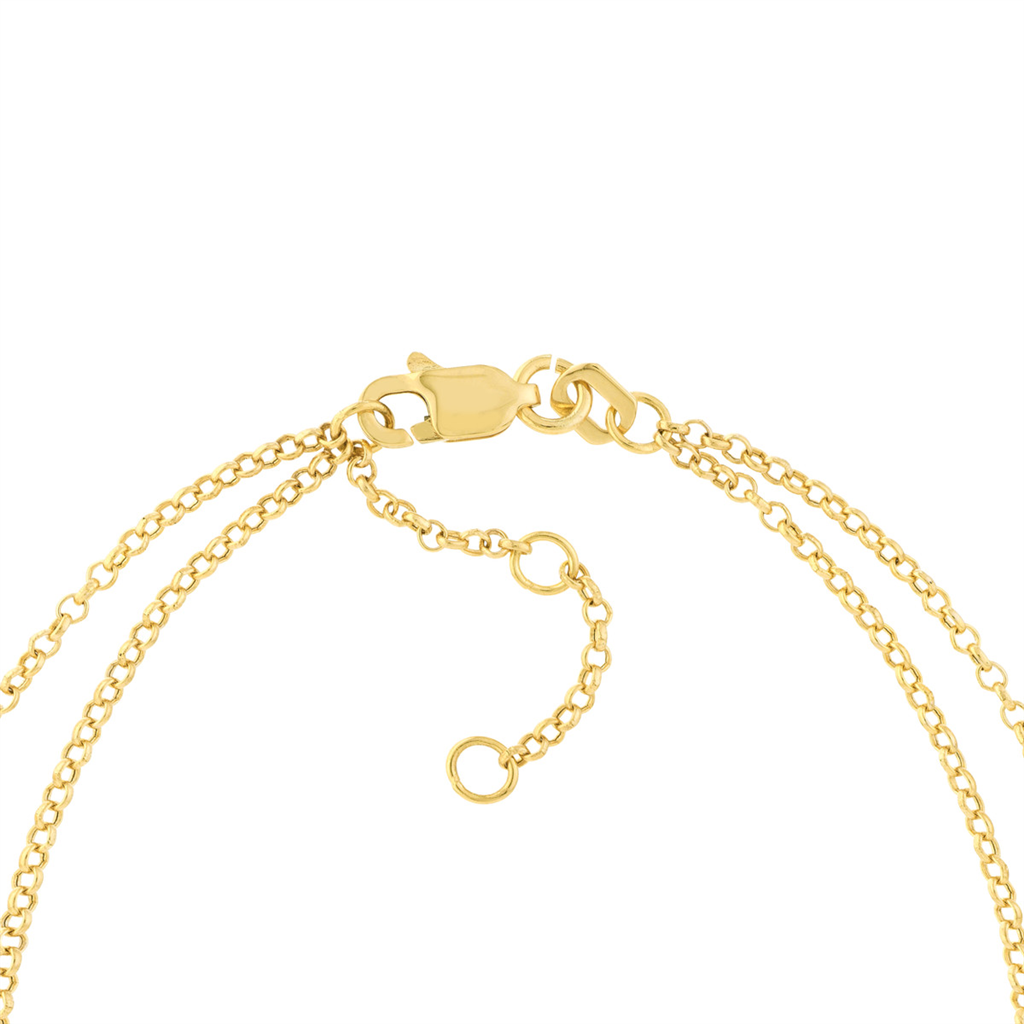 Rolland's Designs 14K Gold Double Chain Bracelet