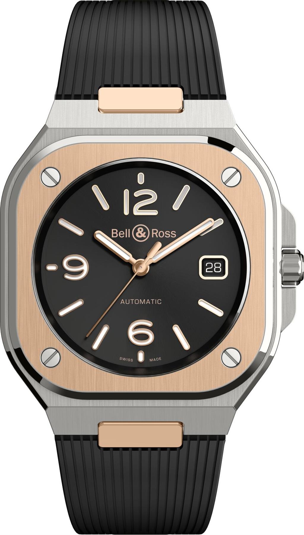 Bell & Ross Black Steel and Gold 40mm BR 05