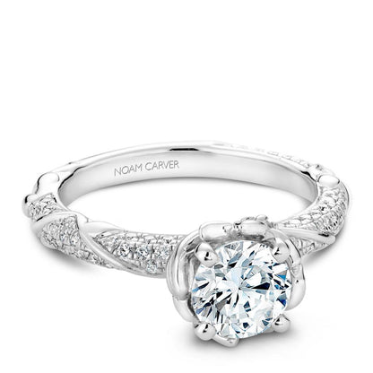 Noam Carver Floral Diamond Setting