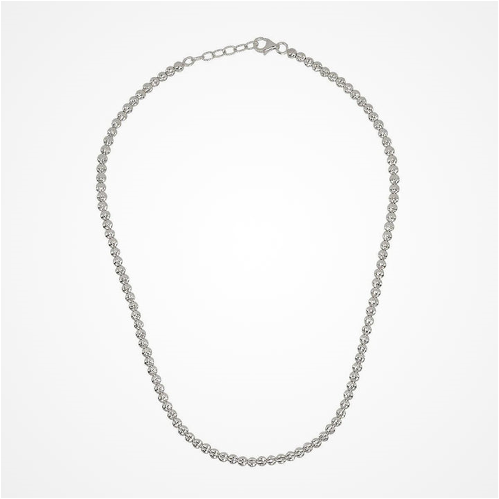 Desmos Sterling Silver Diamond Necklace