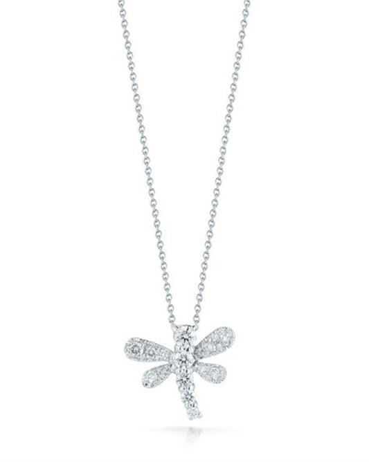 Roberto Coin Diamond Dragonfly Pendant