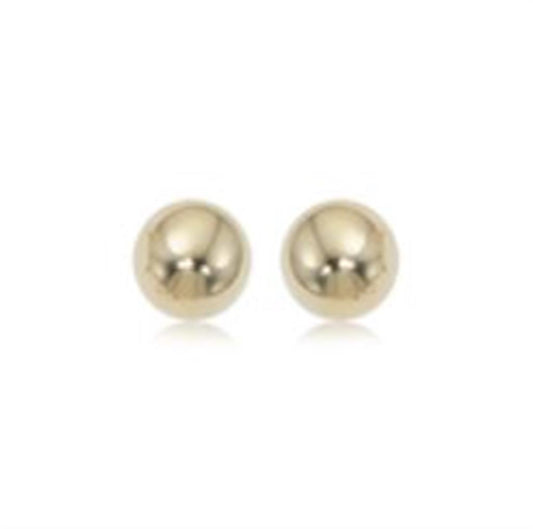 4mm Gold Ball Earrings