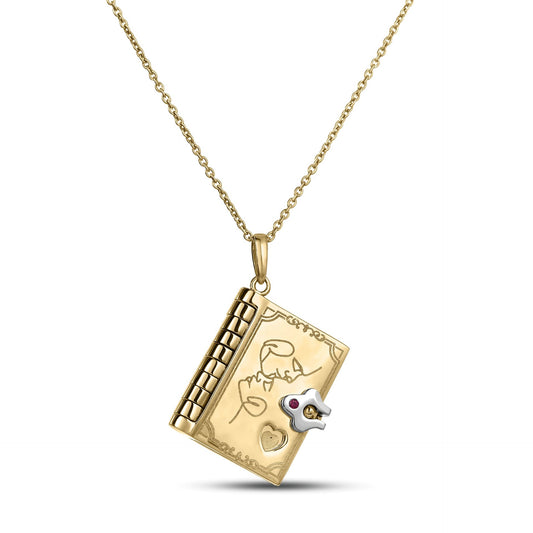 Roberto Coin 18K Gold Love Book Necklace