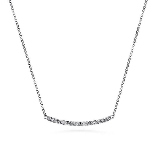 Gabriel Diamond Bar Necklace