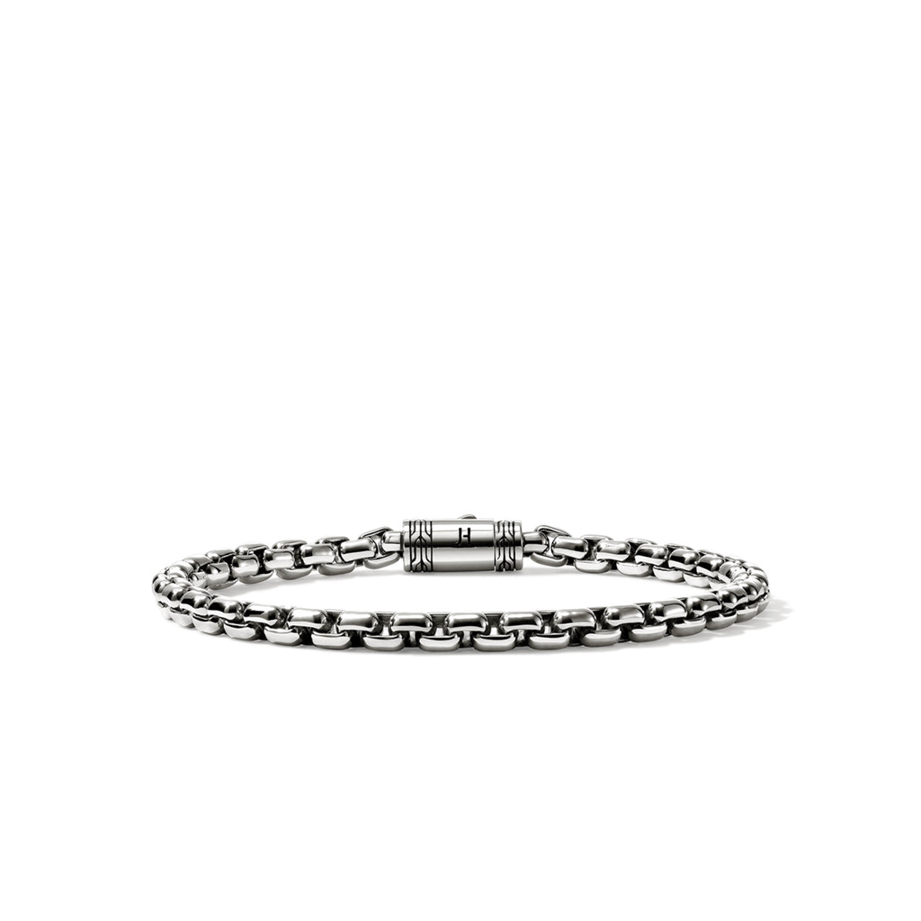 John Hardy Silver Box Chain Bracelet
