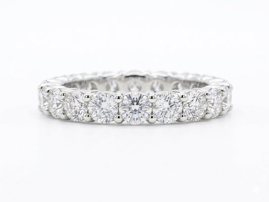 14K White Gold Lab Grown Diamond Eternity Band