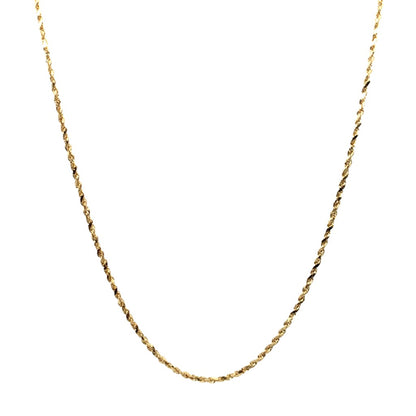 Estate 14K Yellow Gold Rope Chain