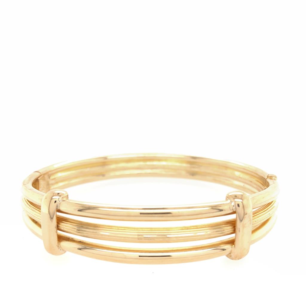 Estate 18K Yellow Gold Bangle