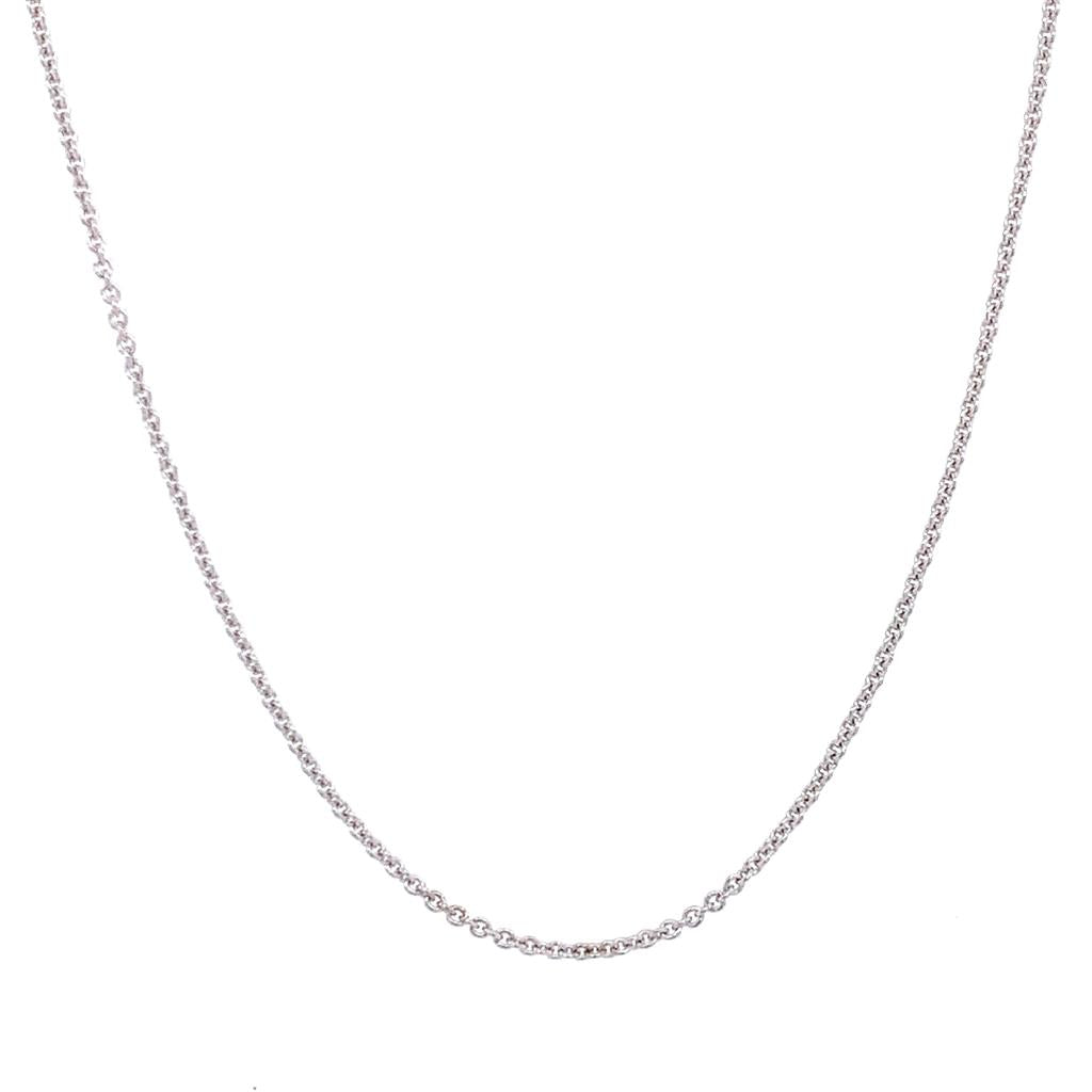 ACI 14K White Gold Chain