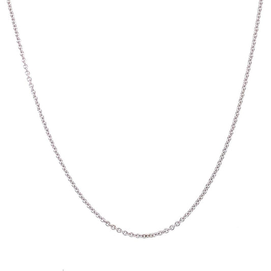 ACI 14K White Gold Chain