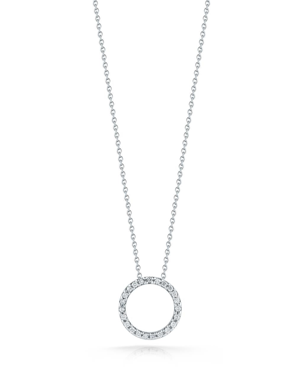 Roberto Coin Diamond Circle Pendant