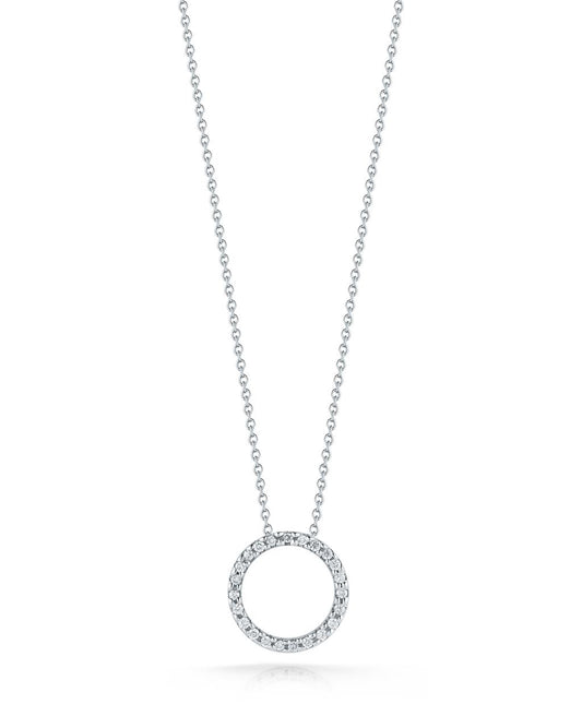 Roberto Coin Diamond Circle Pendant