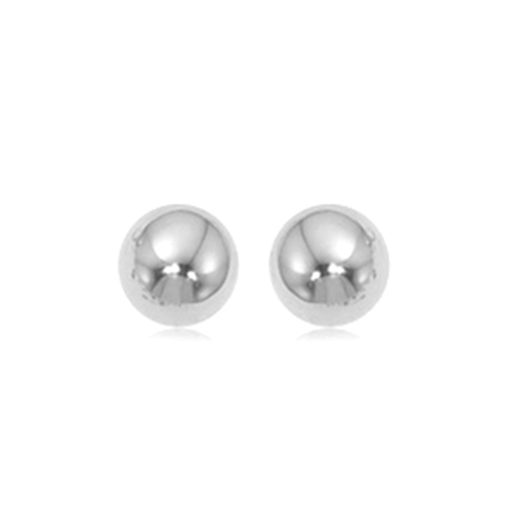 7mm Gold Ball Earrings