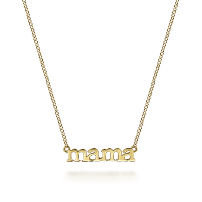 Gabriel MAMA Script Necklace