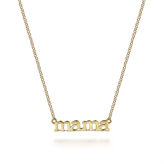 Gabriel MAMA Script Necklace