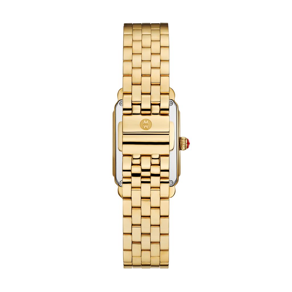 Michele Deco Park 18K Gold-Plated Watch