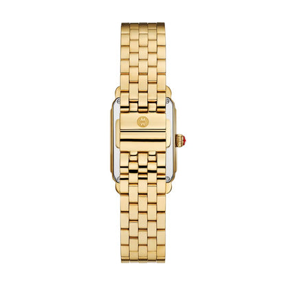 Michele Deco Park 18K Gold-Plated Watch