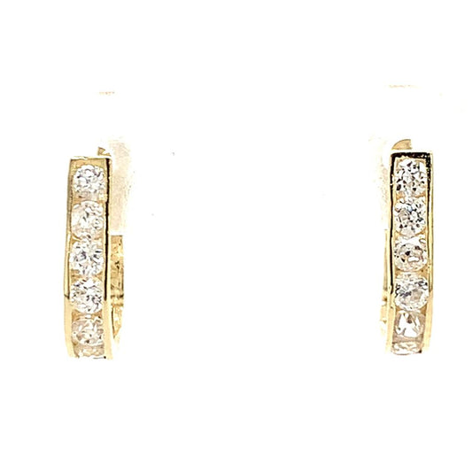 Estate 14K Yellow Gold Hoop Earrings