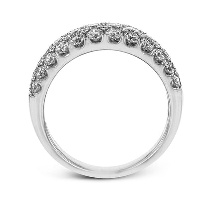 Simon G. 18K White Gold Diamond Band