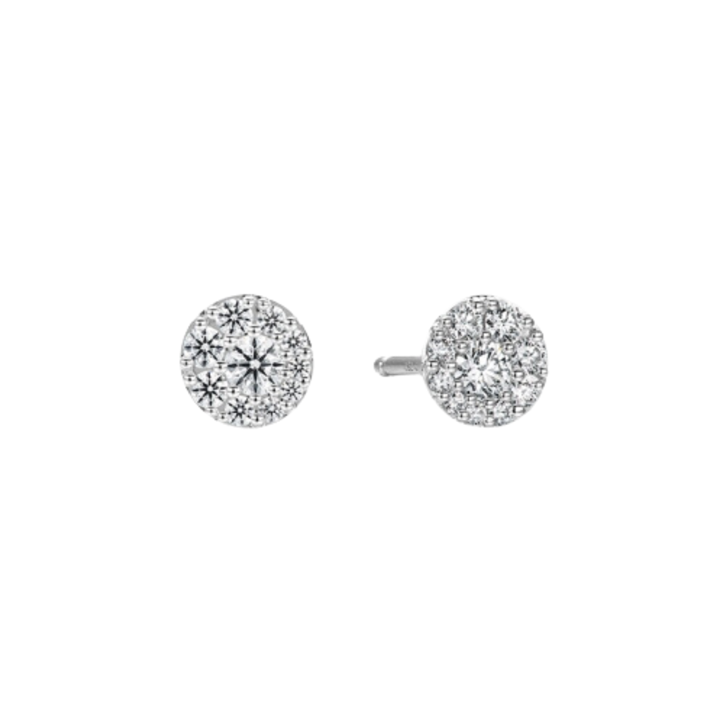 Hearts On Fire 18K Tessa Diamond Circle Earrings