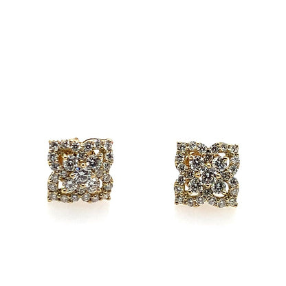 Shy Creation Diamond Stud Earrings