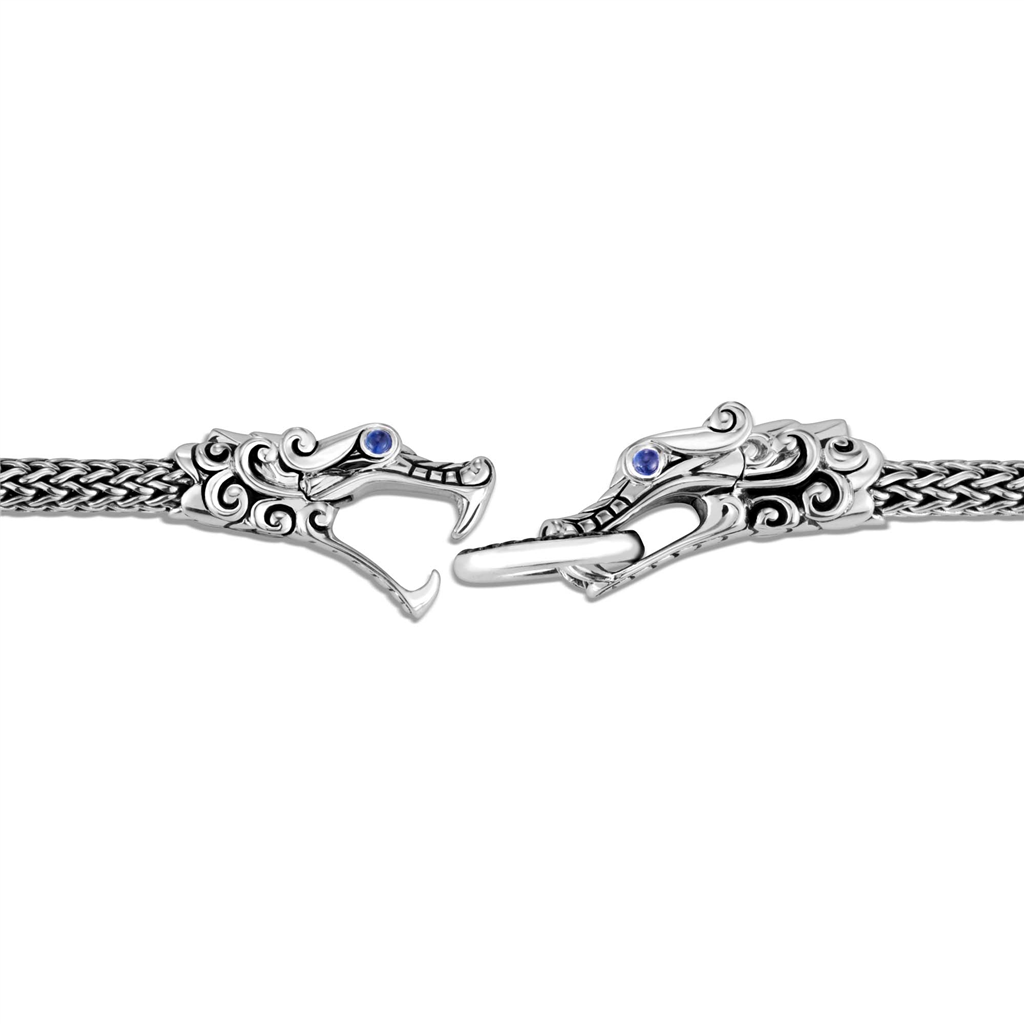 John Hardy Naga Bracelet with Black Sapphire and Spinel