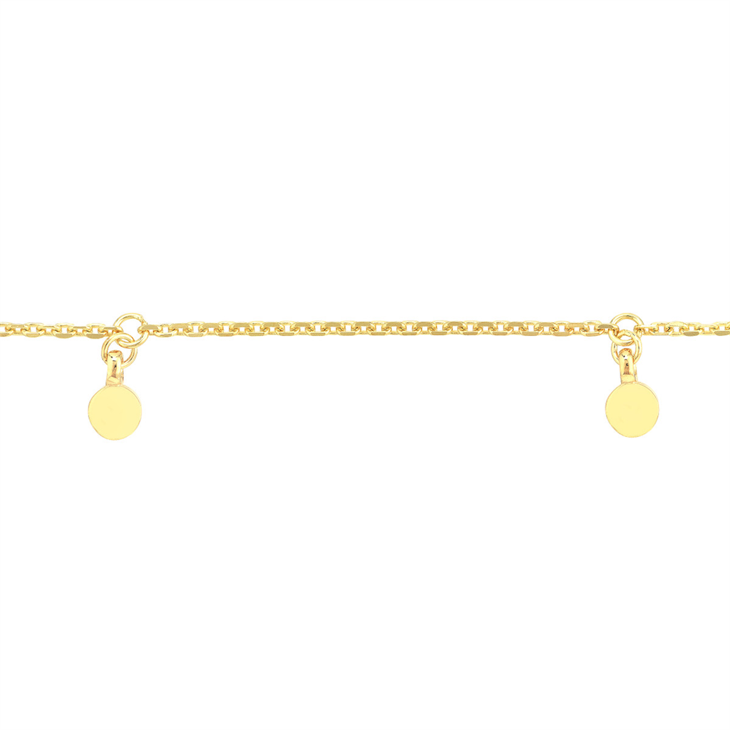 Rolland's Designs 14K Yellow Gold Anklet Bracelet