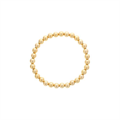 Dee Berkley Shine Bright Gold Filled Beaded Bracelet-6mm