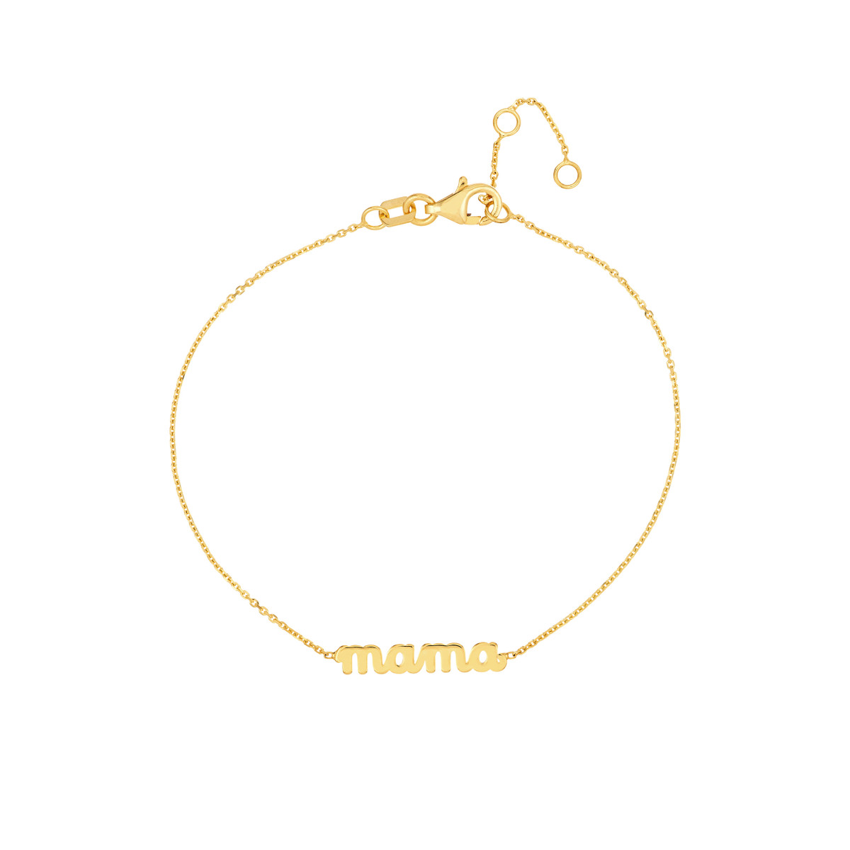 Rolland's Designs 14K Yellow Gold "Mama" Bracelet