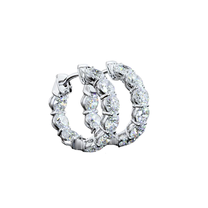 Rolland's Designs Lab Diamond Huggies -2.00cts
