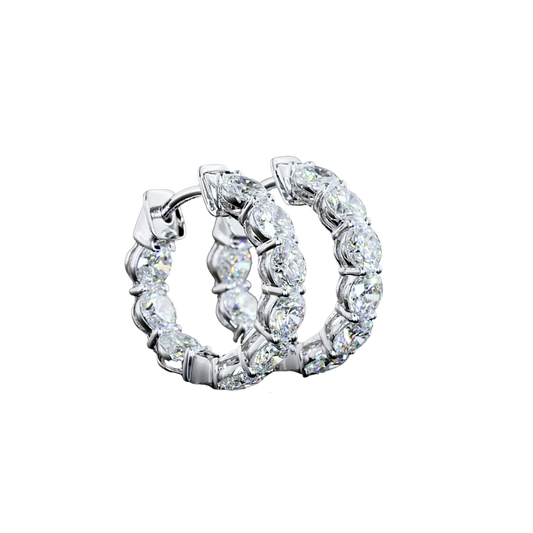 Rolland's Designs Lab Diamond Huggies -2.00cts