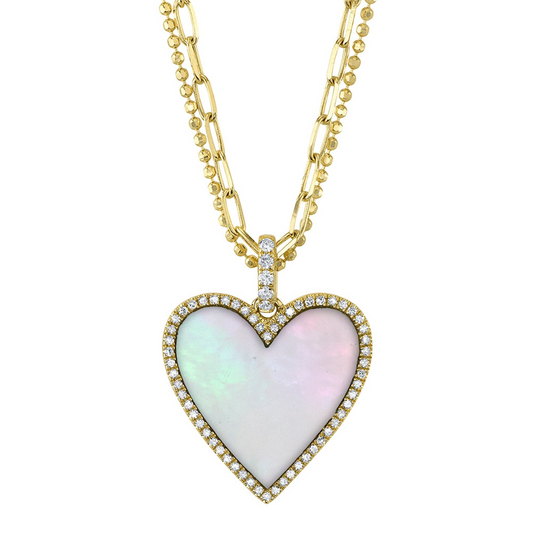 Shy Creation Mother Of Pearl Pendant Necklace