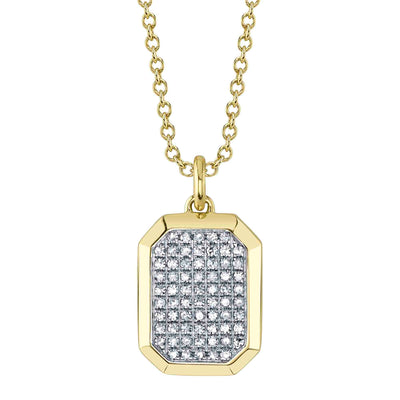Shy Creation Dog Tag Pendant