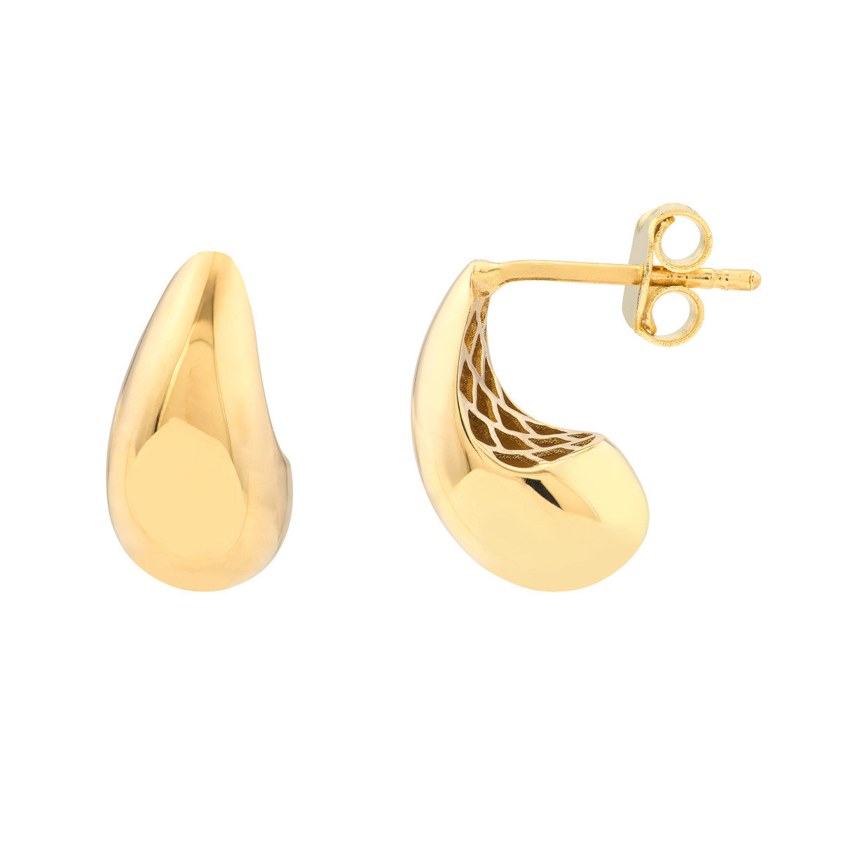 Rolland's Designs 14K Gold Teardrop Earrings