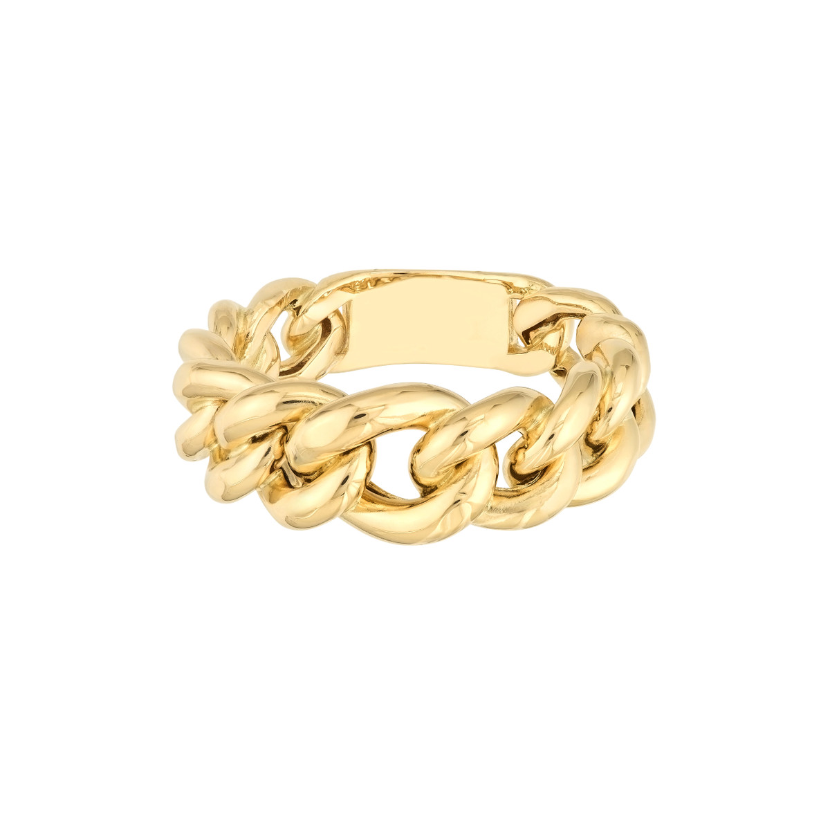 Rolland's Designs 14k Gold Curb Link Ring