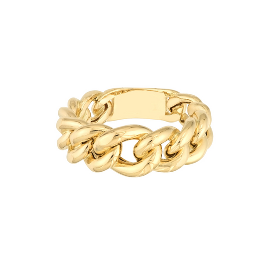 Rolland's Designs 14k Gold Curb Link Ring